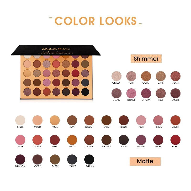 Eyeshadow Palette Matte Make Up Palette Highlight