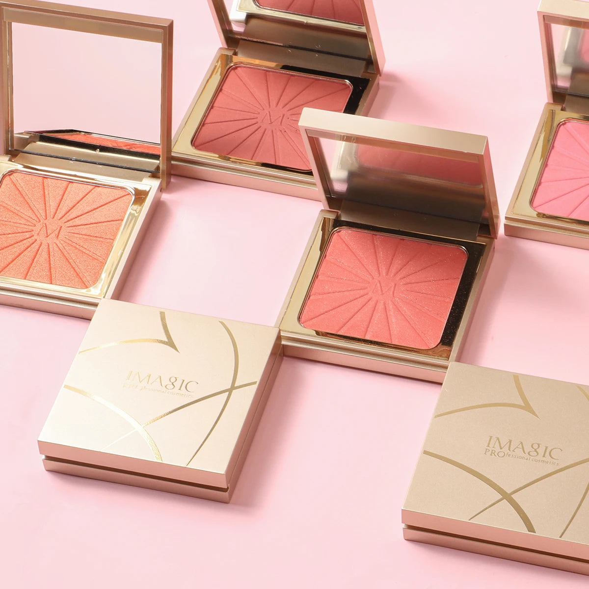 Brightening Highlighter&Cheek Blush Palette 8-Color