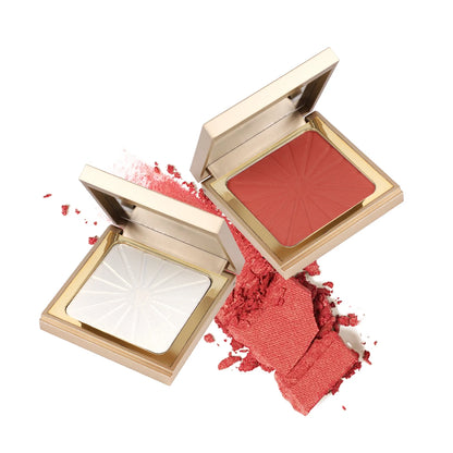 Brightening Highlighter&Cheek Blush Palette 8-Color