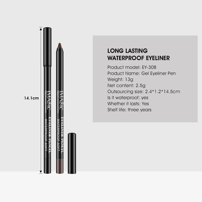 Black/White Eyeliner Waterproof Long-lasting Fast Dry