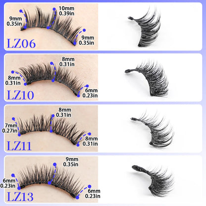 Hot 1 Pair Magnetic Eyelashes