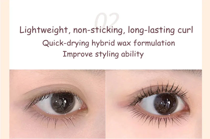 Mascara Eyelash Primer Waterproof Dense Curl Manga Eyes Lash