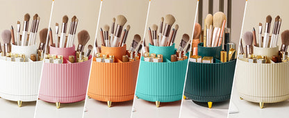 Makeup Brush Holder Organizer 5 Slot 360° Rotating