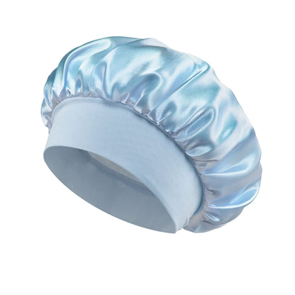 1pcs Soft Silk Satin Lined Bonnet Large Satin Hair Bonnet