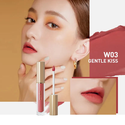 5-Color Set Waterproof Matte Nude Color Lipstick Lip Gloss