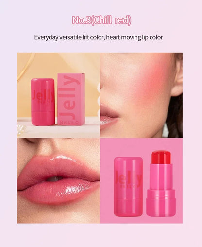 4pcs Set Jelly Cheek Blush Tint 3-in-1