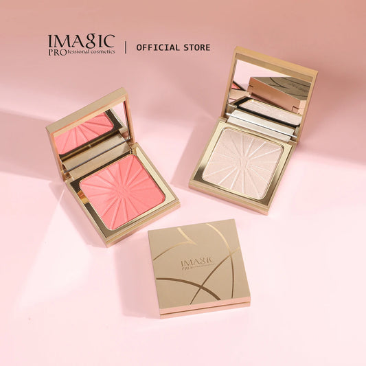 Brightening Highlighter&Cheek Blush Palette 8-Color