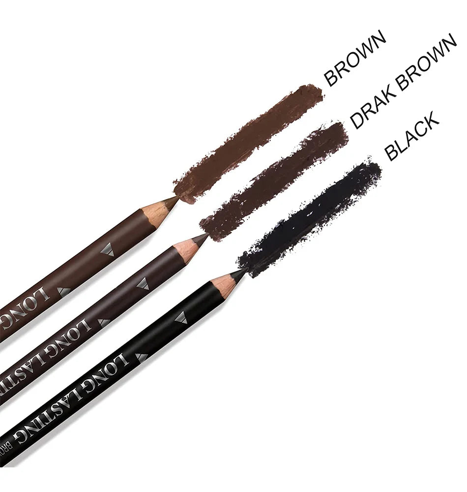 6/12Pcs Eye Brow Pencil Waterproof Professional