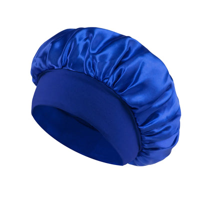 1pcs Soft Silk Satin Lined Bonnet Large Satin Hair Bonnet