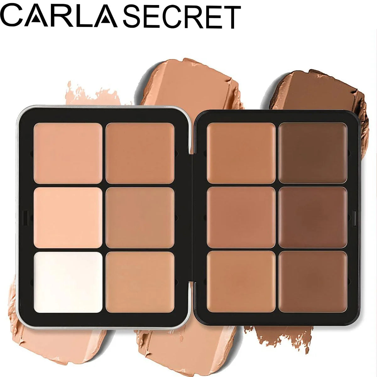 12-Color Concealer & Contour Makeup Palette Creamy