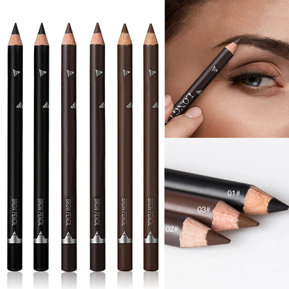 6/12Pcs Eye Brow Pencil Waterproof Professional