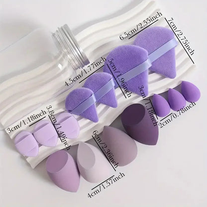 12/14Pcs Makeup Sponge Cosmetic Puff