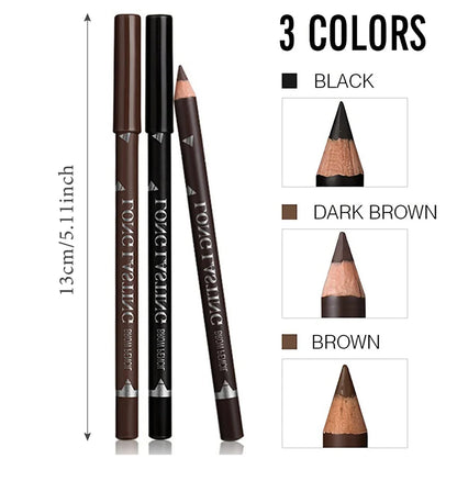 6/12Pcs Eye Brow Pencil Waterproof Professional