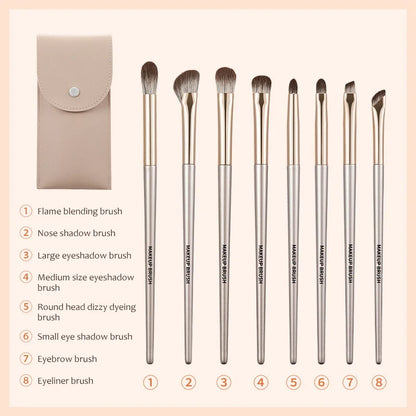 8 PCS Makeup Brushes Set