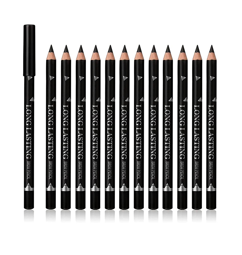 6/12Pcs Eye Brow Pencil Waterproof Professional