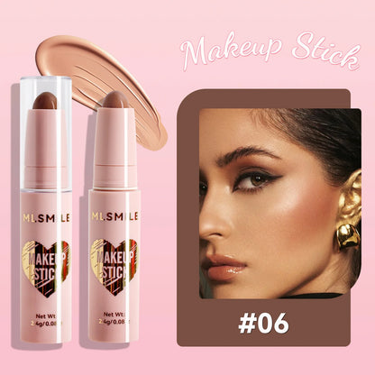 8 Color High Gloss Pearl Contouring Stick Face