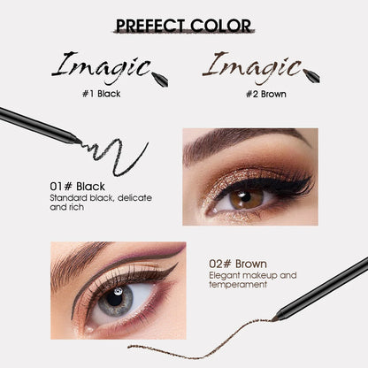 Black/White Eyeliner Waterproof Long-lasting Fast Dry