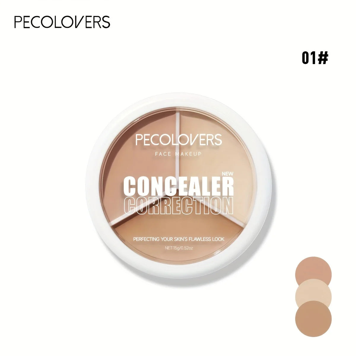 1pc Concealer Palette Cream Waterproof Long Lasting