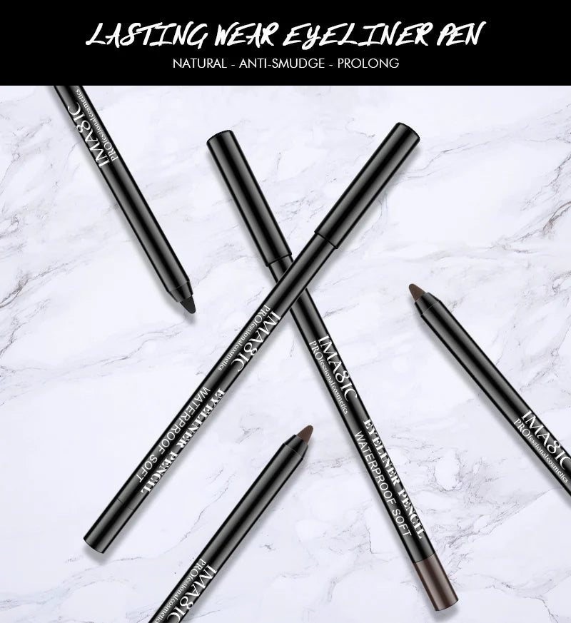 Black/White Eyeliner Waterproof Long-lasting Fast Dry