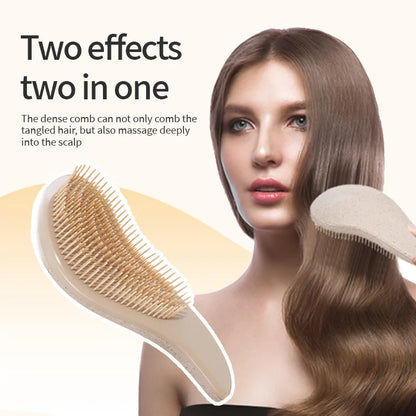 1pcs Detangling Hairbrush Soft Scalp Massage