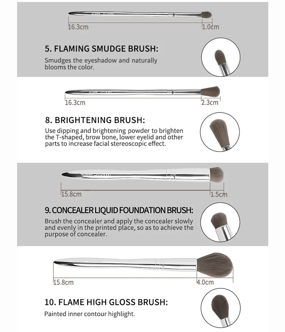 13pc Makeup Brushes Set