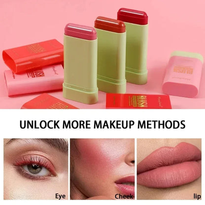 Cheek 3-in-1 Lip Tinted Moistured Blush Stick