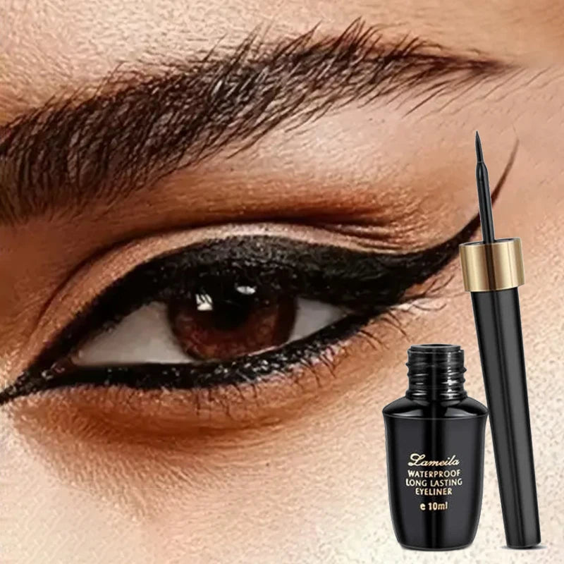 Long-Lasting Waterproof Black Liquid Eyeliner Pen