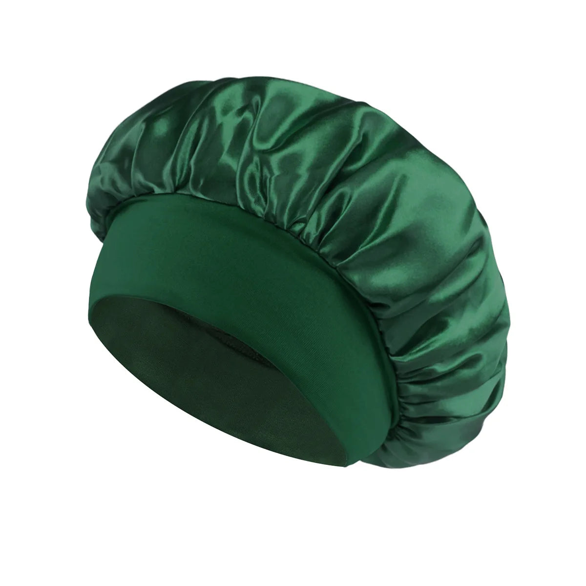 1pcs Soft Silk Satin Lined Bonnet Large Satin Hair Bonnet