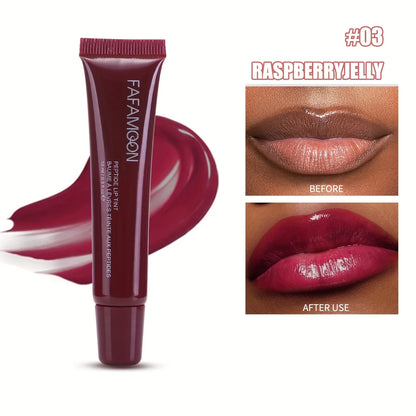 5-color glossy lip balm, moisturizing, hydrating and lightening lip lines