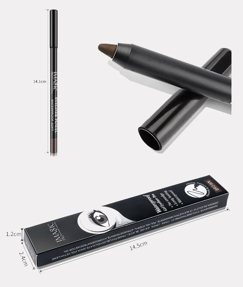 Black/White Eyeliner Waterproof Long-lasting Fast Dry