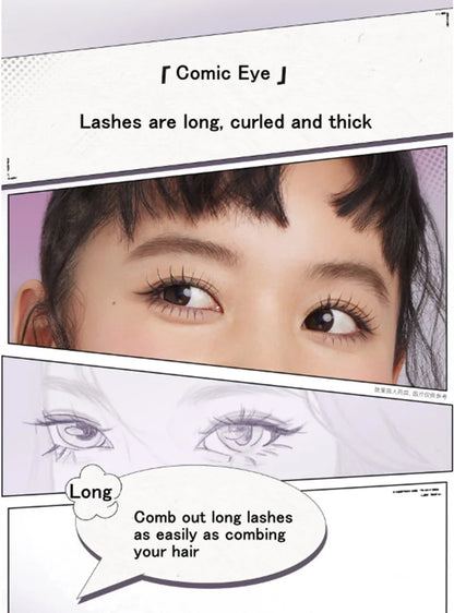 Mascara Eyelash Primer Waterproof Dense Curl Manga Eyes Lash