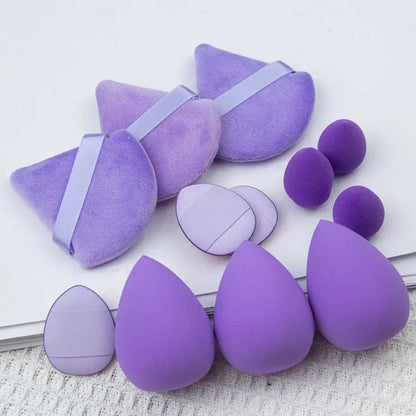 12/14Pcs Makeup Sponge Cosmetic Puff