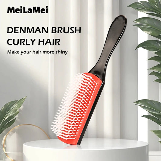 9-Row Detangling Hair Brush Denman Detangler Hairbrush Scalp Massager