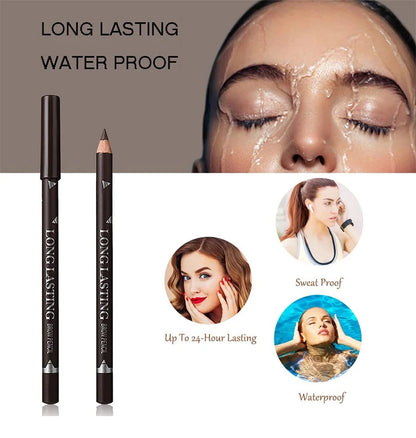 6/12Pcs Eye Brow Pencil Waterproof Professional