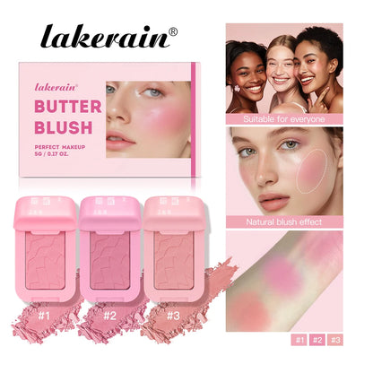 Butter Blush Single Color Matte Natural Cheek Tint Waterproof