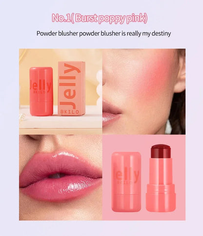 4pcs Set Jelly Cheek Blush Tint 3-in-1