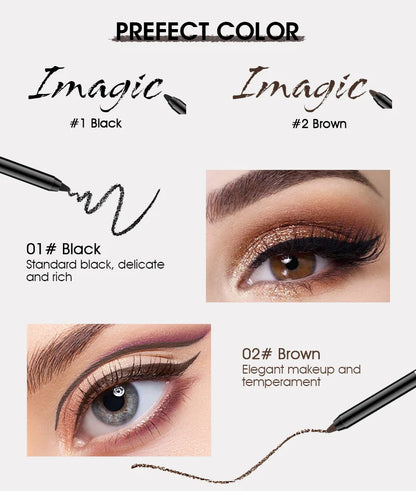 Black/White Eyeliner Waterproof Long-lasting Fast Dry