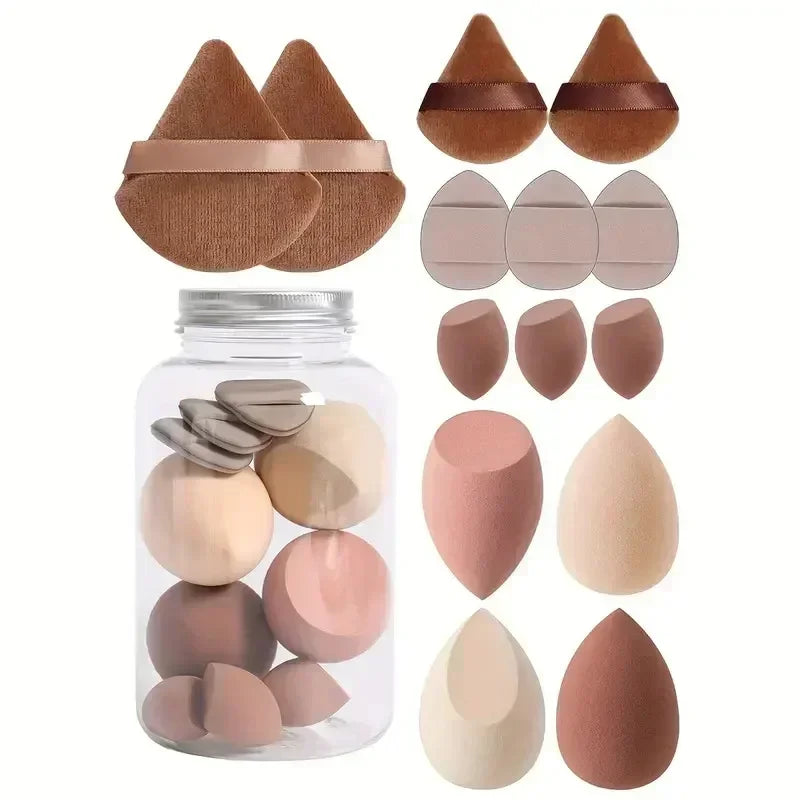 12/14Pcs Makeup Sponge Cosmetic Puff